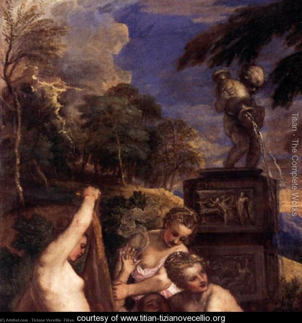 Diana Y Calisto (detalle) — Tiziano