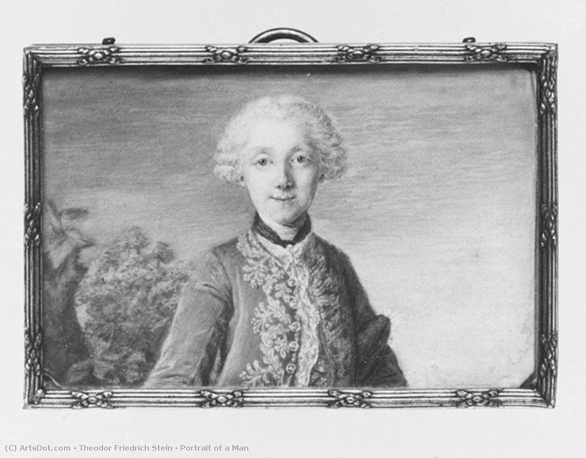 Portrait Of A Man — Theodor Friedrich Stein