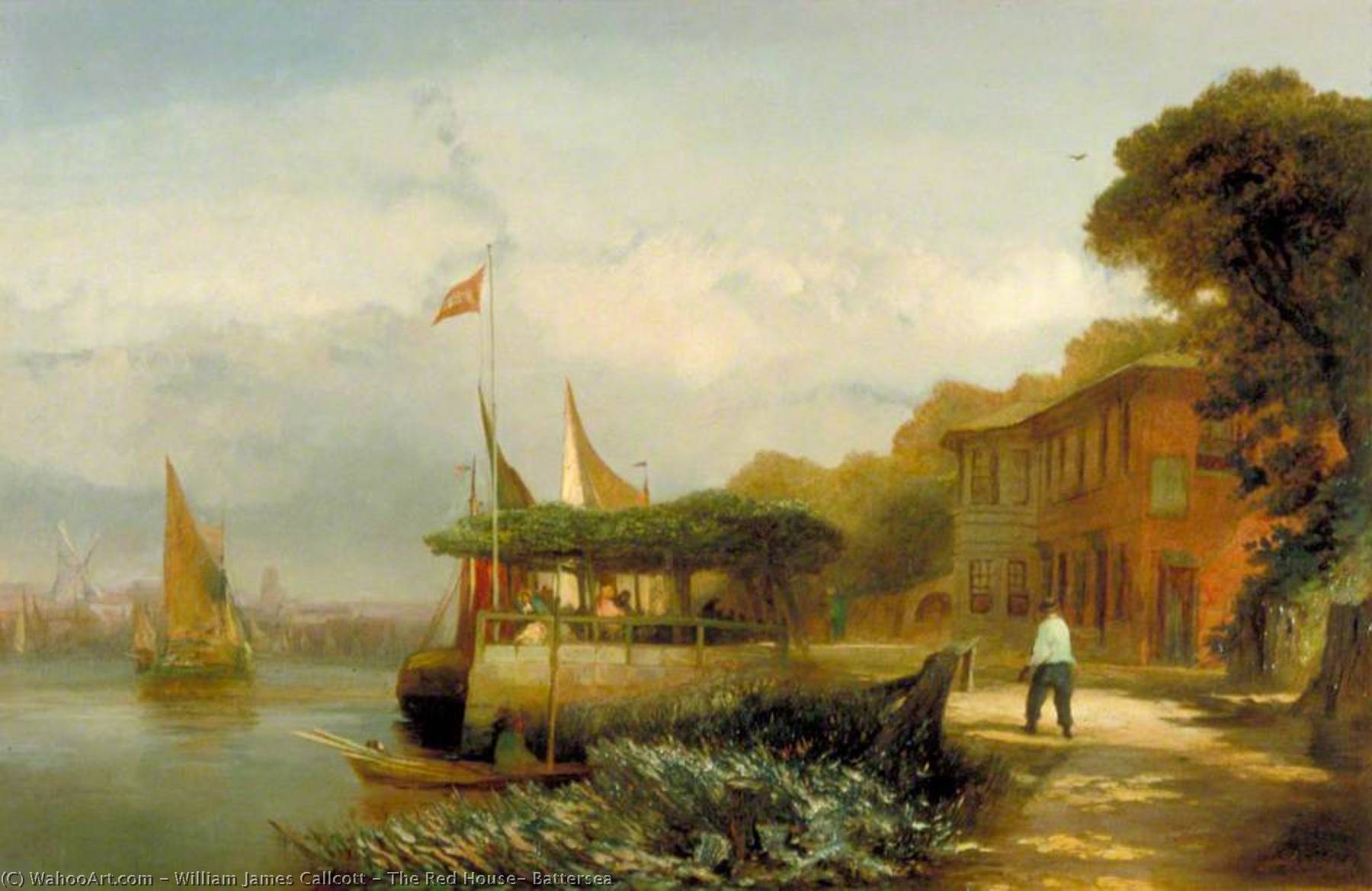 The Red House, Battersea — William James Callcott