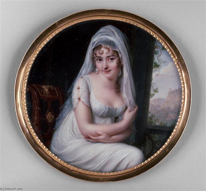 Portrait Of Madame Recamier — Jean-baptiste Jacques Augustin