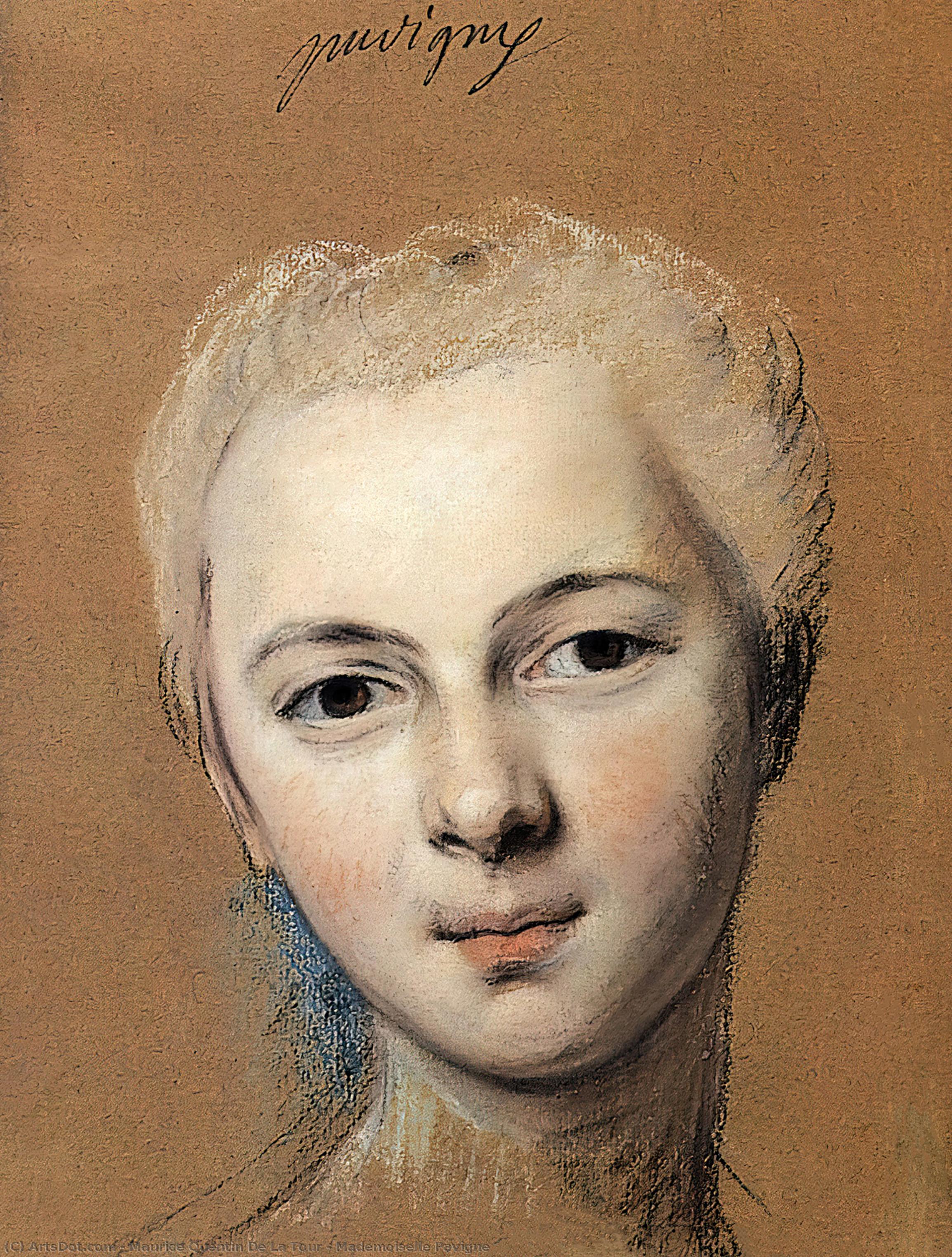 Mademoiselle Puvigné — Maurice Quentin De La Tour