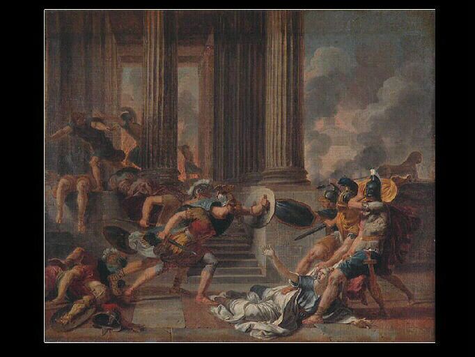 Ajax Traîne Hors Du Temple Cassandre, Fille De Priam Et D'hercule Les Horaces Et Les Curiaces (ancien Titre) — Antoine Rivalz