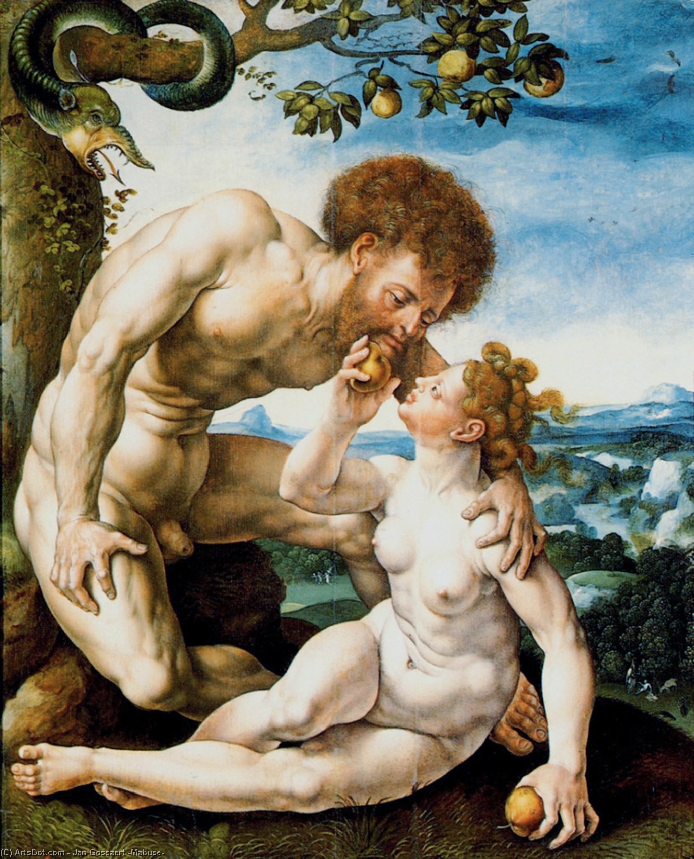 Adam And Eve 3 — Jan Gossaert (mabuse)