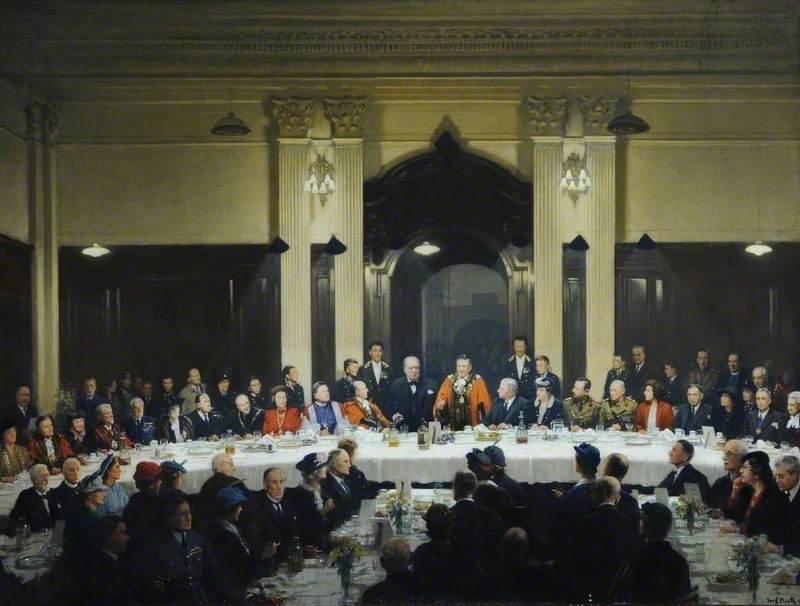 The Visit Of Sir Winston Churchill (the Tarran Luncheon) — Frederick William Elwell