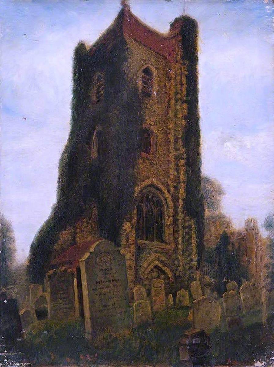 Ewell Church Tower, Surrey — William Freeman