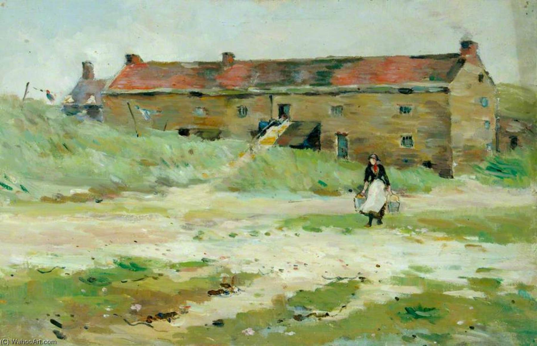 Figure In A Landscape — William Henry Charlton
