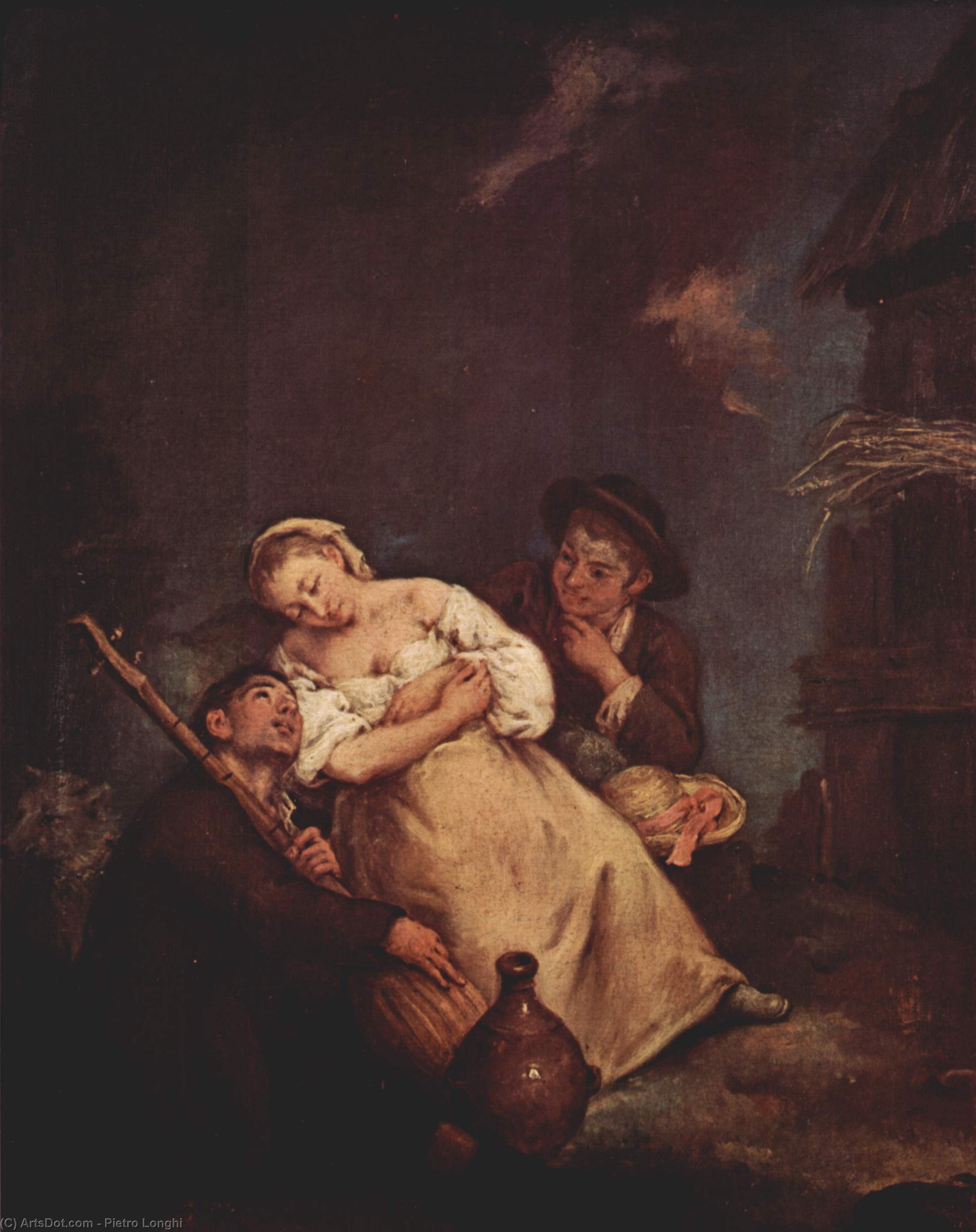 The Sleeping Woman — Пјетро Лонги
