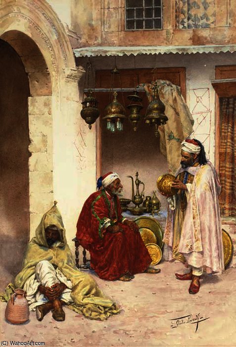 Haggling In The Souk — Джулио Розати