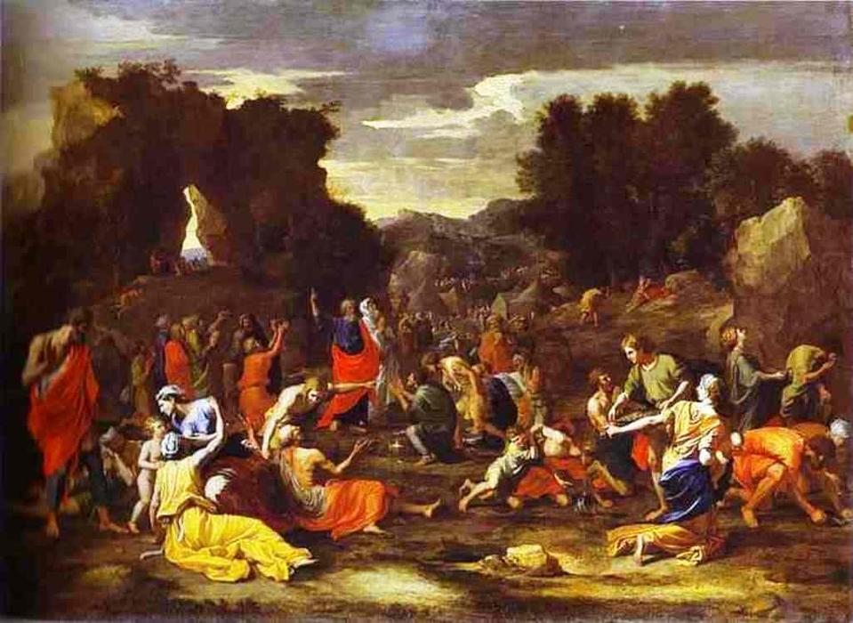 Gathering Of Manna — Nicolas Poussin