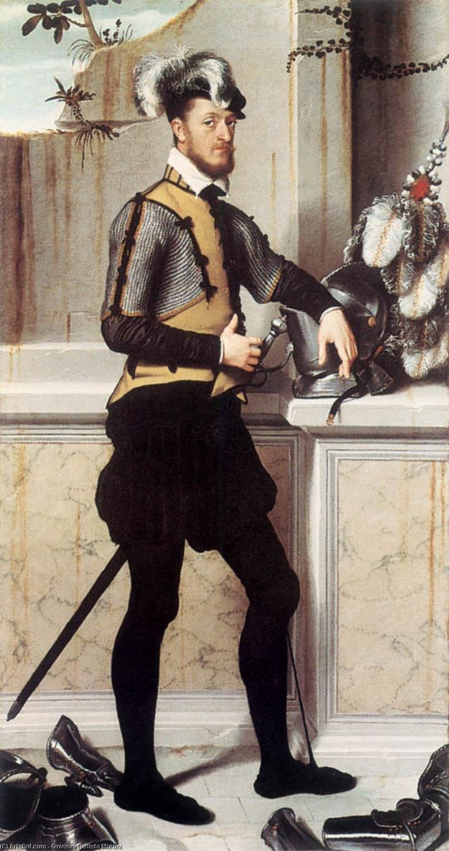 Retrato De Un Caballero — Moroni, Giovanni Battista