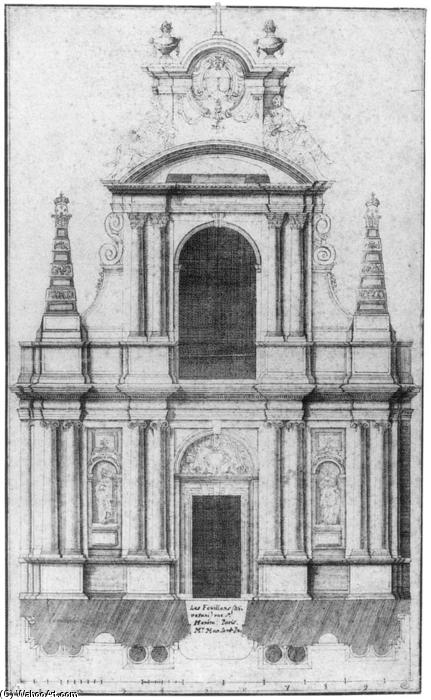 The Façade Of The Church Of The Feuillants, Paris — Jean I Marot