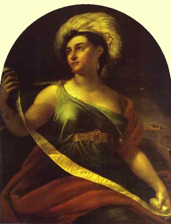 Sibyl Of Delph. (portrait Of N. S. Semenova.) — Orest Adamovich Kiprensky