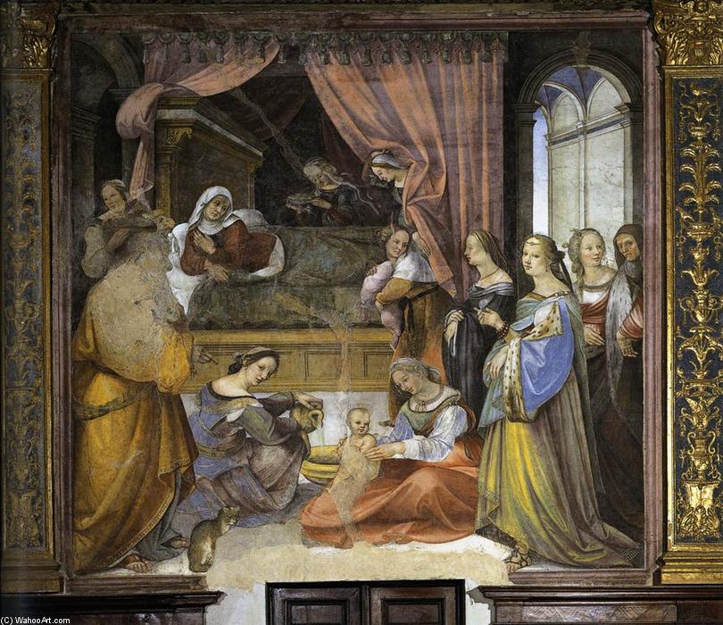 The Birth Of The Virgin — Girolamo Del Pacchia