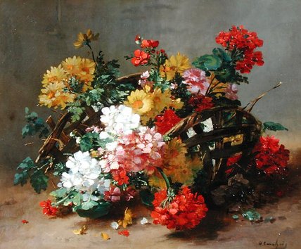 Flower Study — Eugene Henri Cauchois