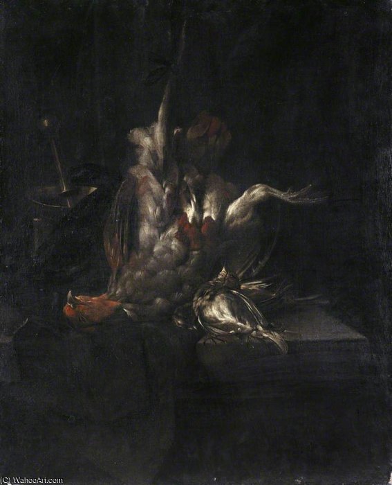 Still Life With Game Birds — Cornelis Van Lelienbergh