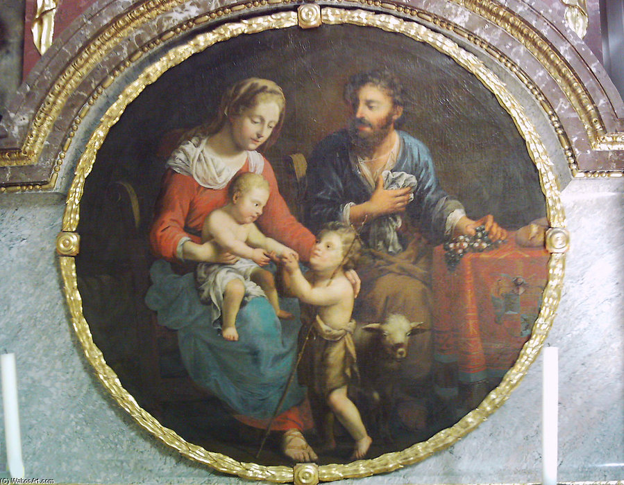 Familie Mit Johannes Dem Täufer — Johann Heiss