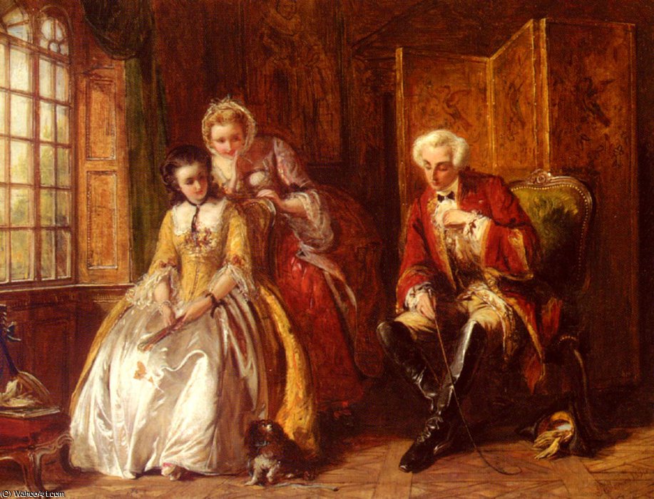The Bashful Lover — Abraham Solomon