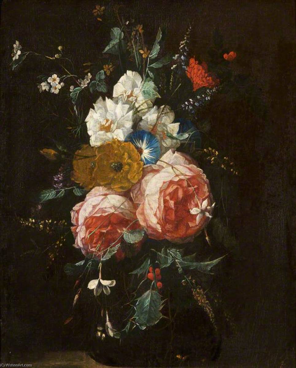 Still Life With Flowers — Nicolaes Van Verendael