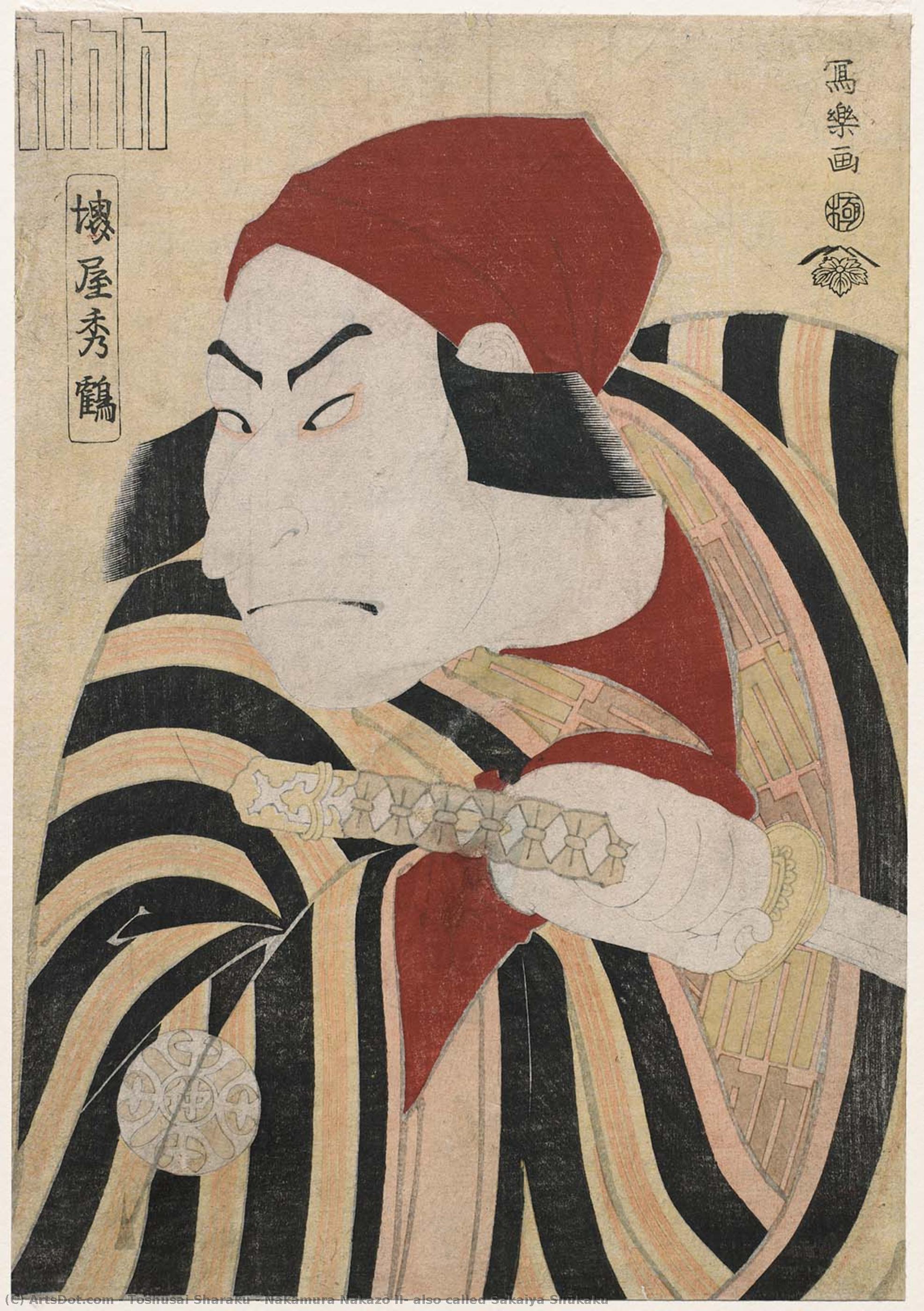 Nakamura Nakazō Ii, Also Called Sakaiya Shūkaku — Tōshūsai Sharaku