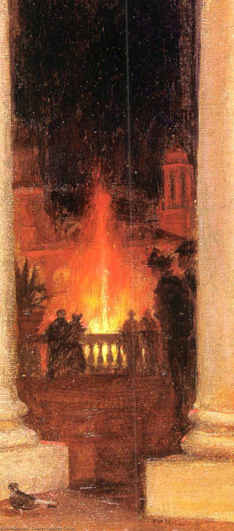 Electric Fountain - World's Columbian Exposition — Charles Courtney Curran