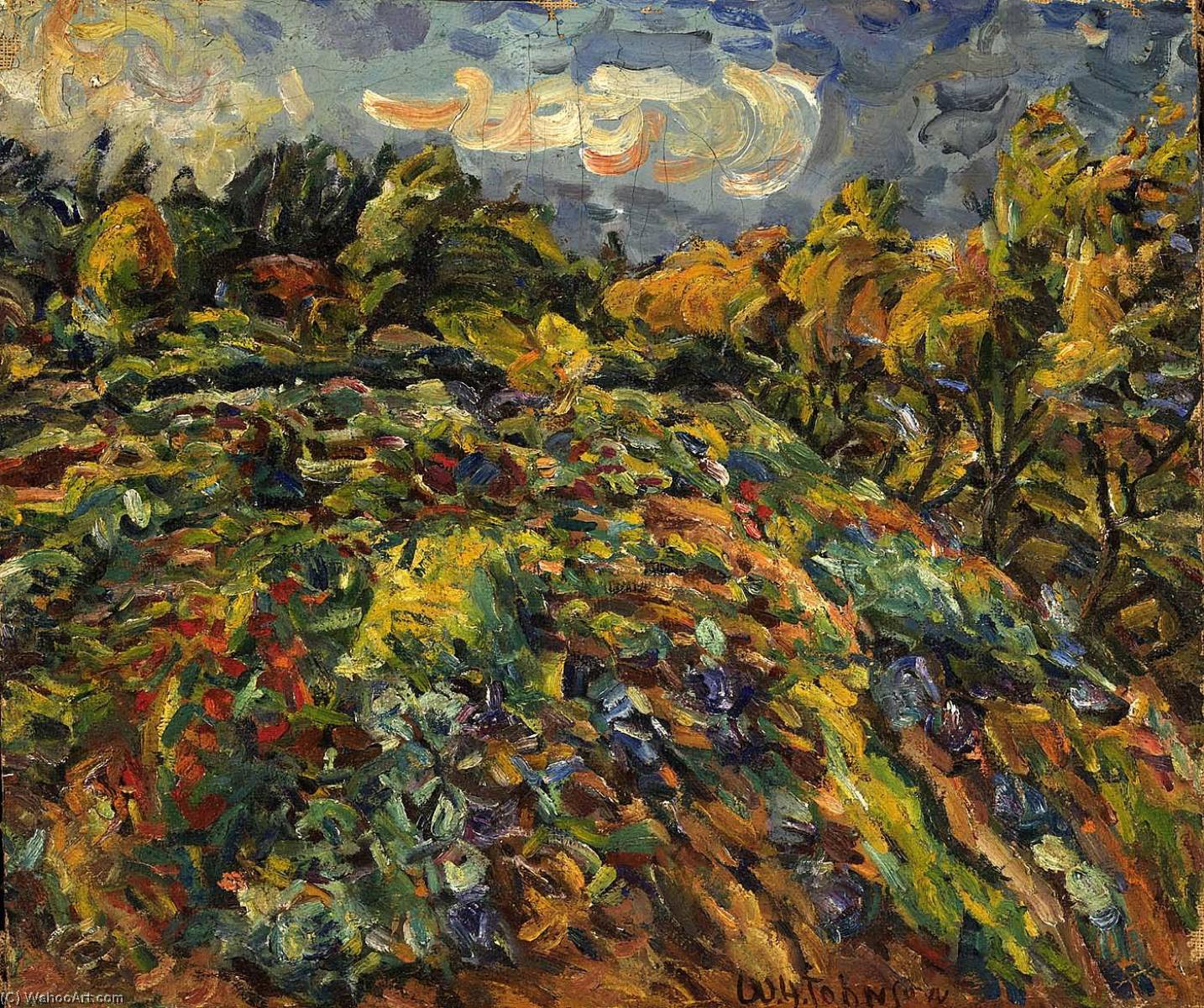 Field And Trees — William H. Johnson