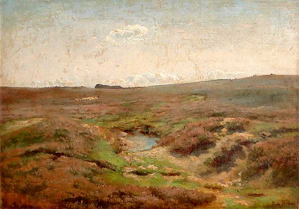 The Small Lake In The Plain And A Flock Of Sheeps — Rosa Bonheur