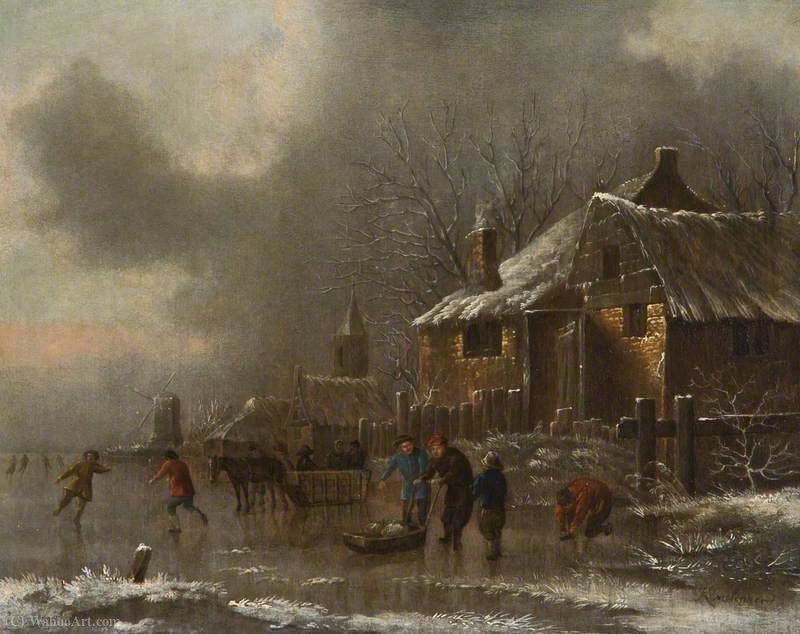Winter Scene — Nicolaes Jansz Molenaar