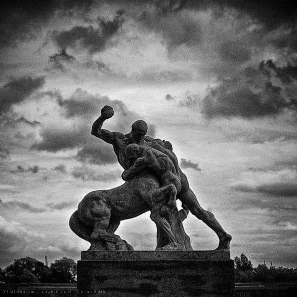 Centaur Battle — Ludwig Manzel