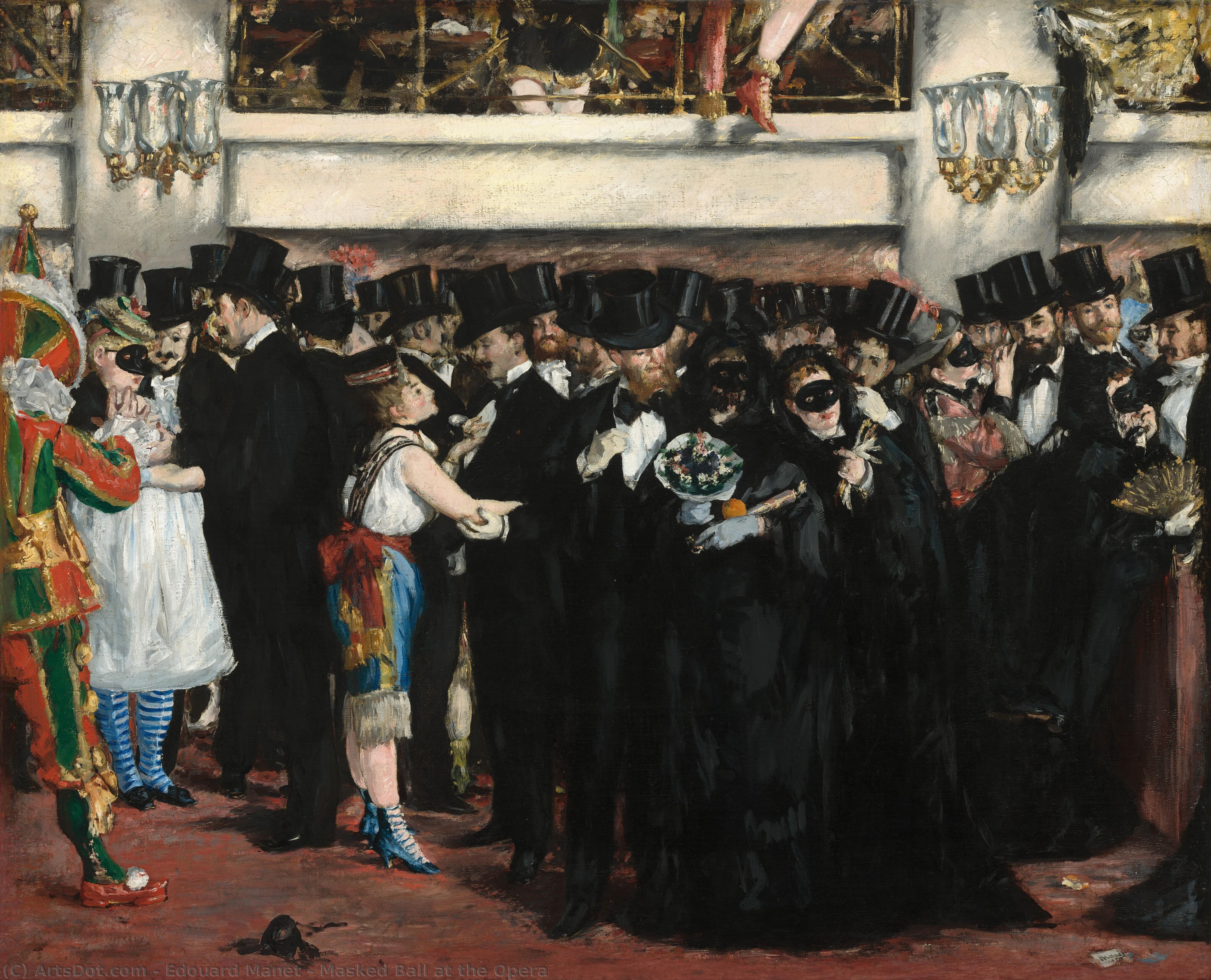 Masked Ball At The Opera — Едуар Мане