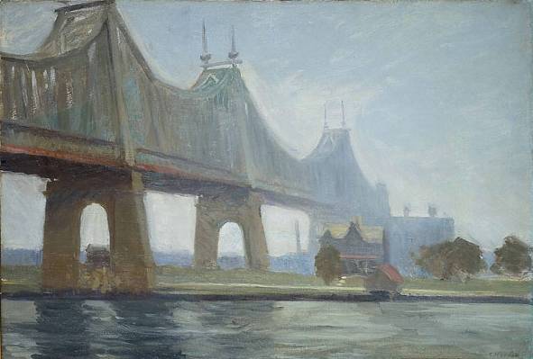 Queensborough Bridge — エドワード・ホッパー