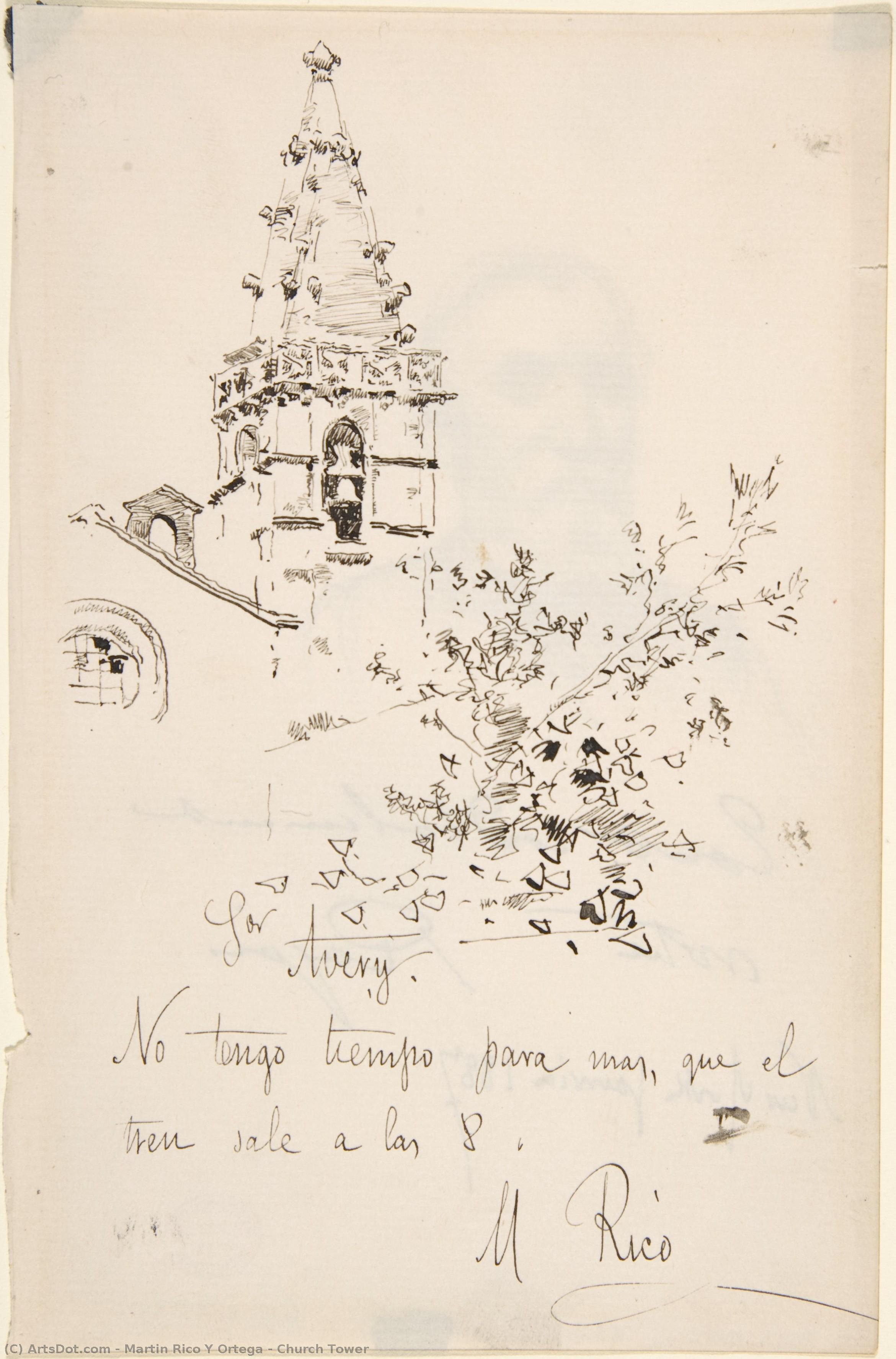 Church Tower — Martín Rico Y Ortega