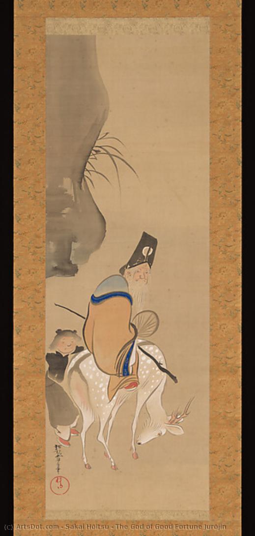 The God Of Good Fortune Jurōjin — Sakai Hōitsu