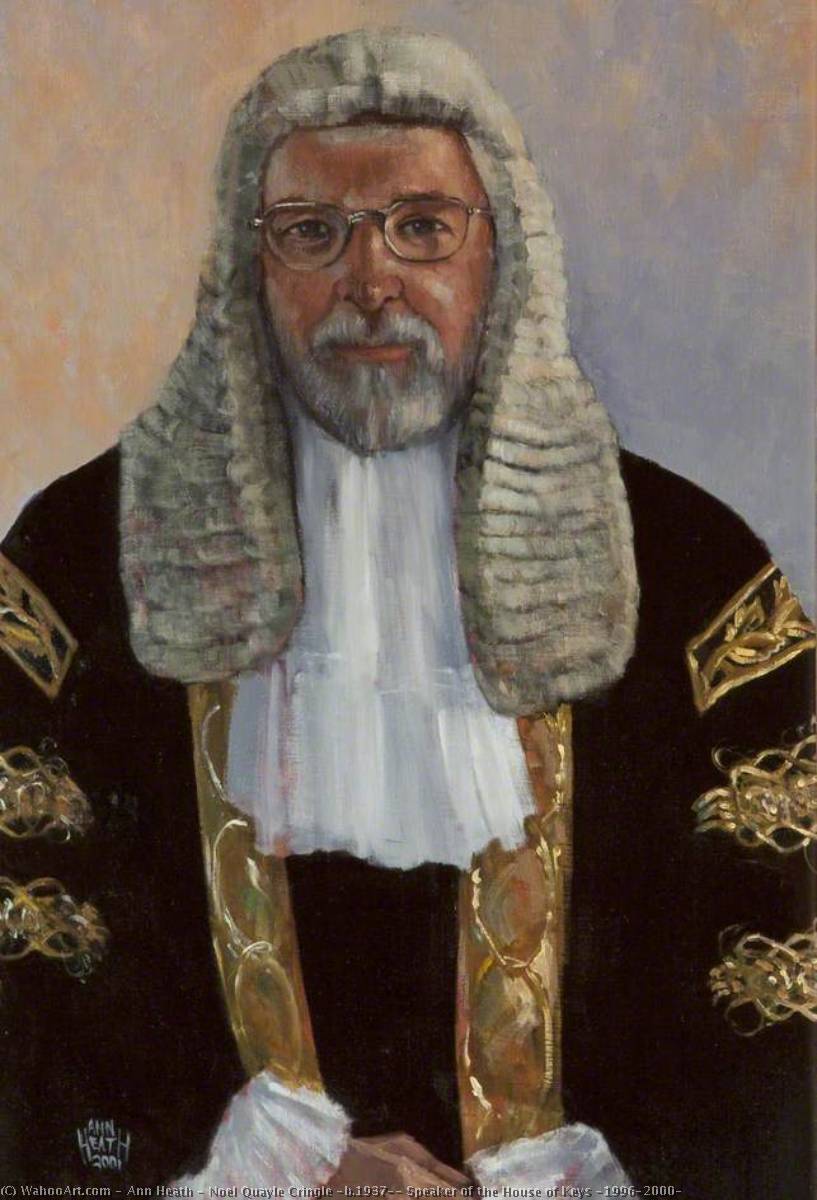 Noel Quayle Cringle (b.1937), Speaker Of The House Of Keys (1996–2000) — Ann Heath