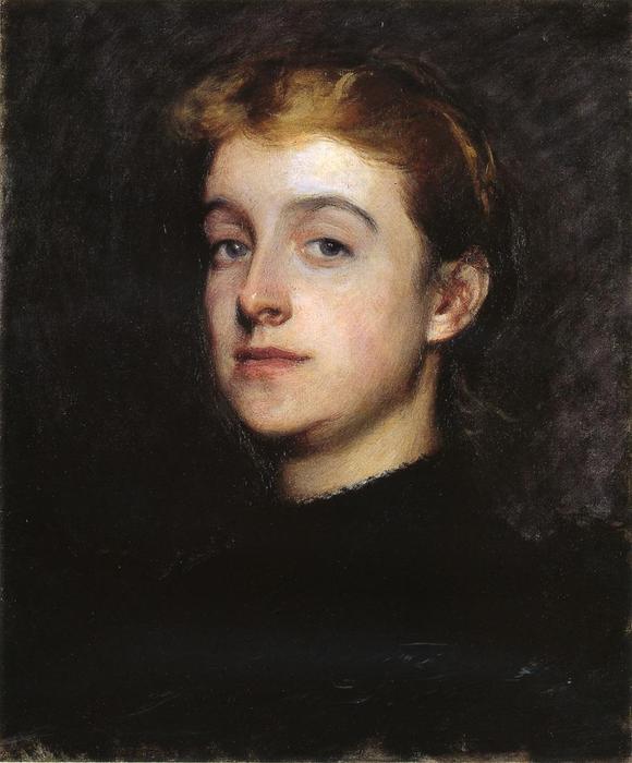 Portrait Sketch Of Eleanor Hardy Bunker — Dennis Miller Bunker