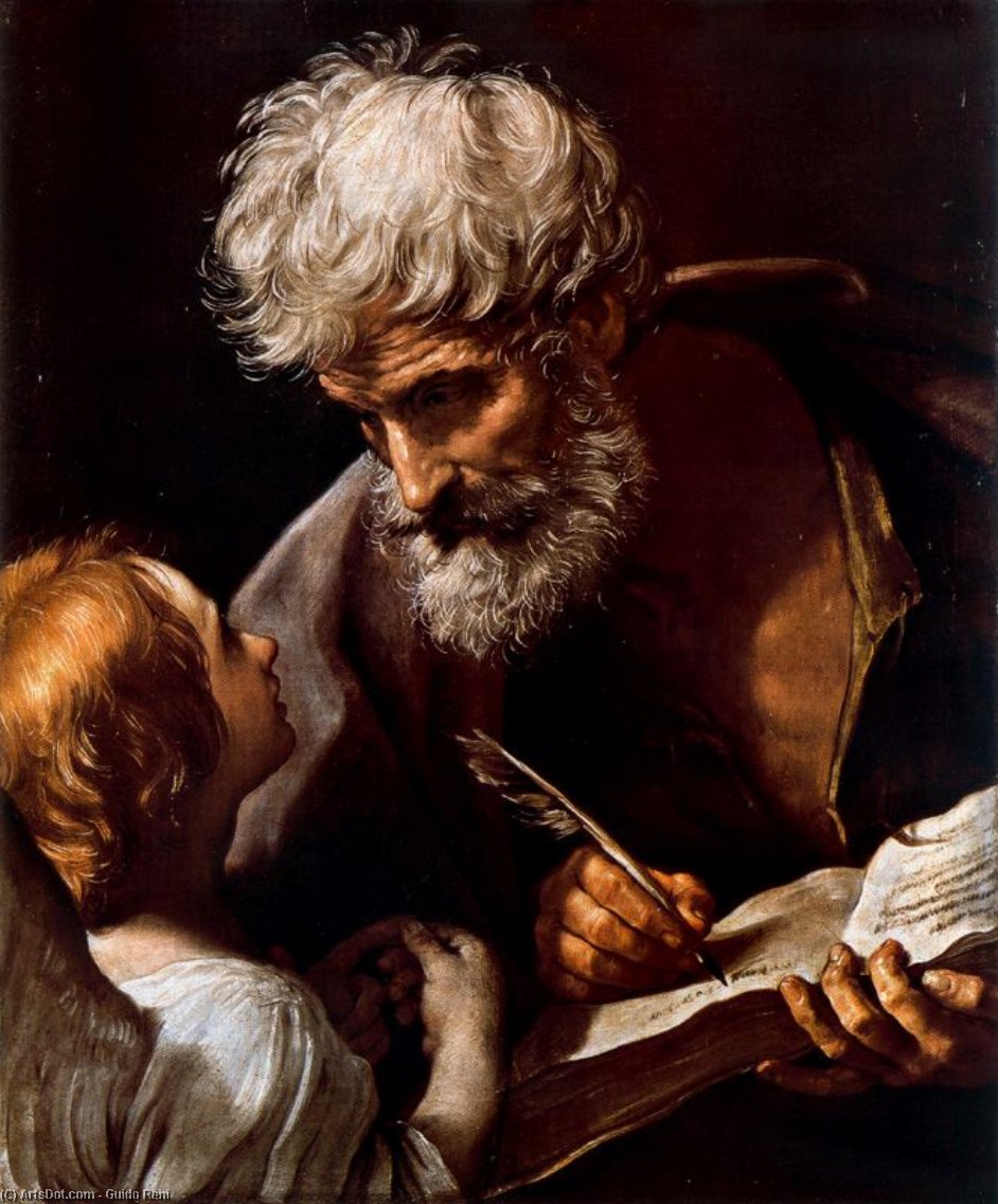 Saint Matthew And The Angel — Reni Guido (le Guide)