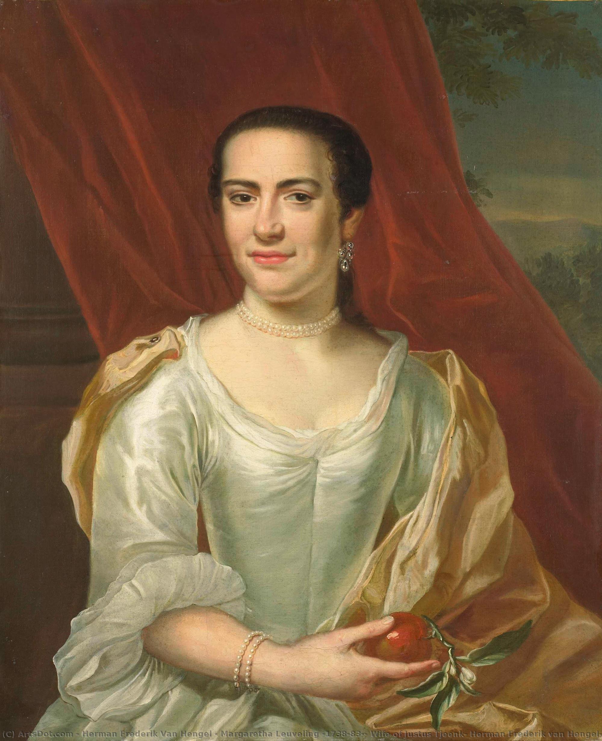 Margaretha Leuveling (1738-83), Wife Of Justus Tjeenk, Herman Frederik Van Hengel, 1756 — Herman Frederik Van Hengel