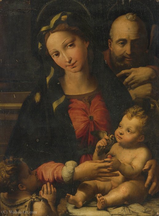 The Holy Family With The Infant Saint John The Baptist — Perino Del Vaga (piero Buonaccorsi)