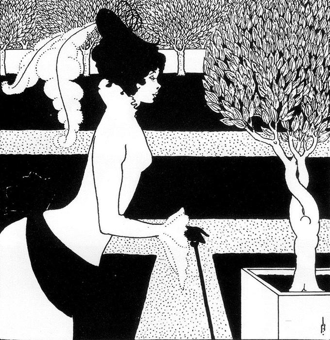 Title Page Ornament For 'the Yellow Book' — Aubrey Vincent Beardsley