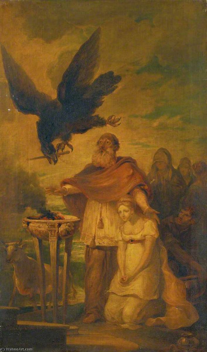 Helena Brought Before The Altar To Be Sacrificed — Peter Francis Bourgeois