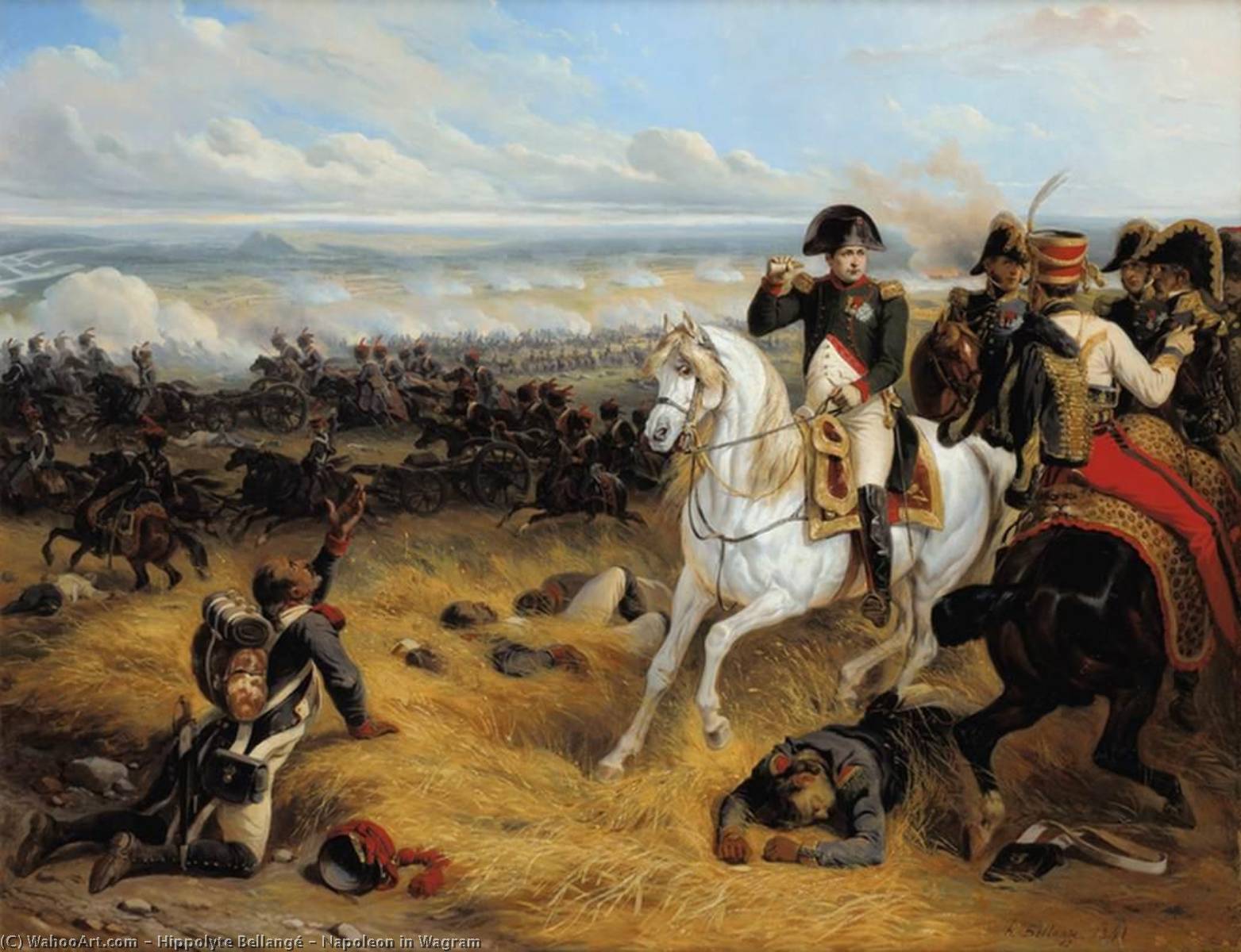 Napoleon In Wagram — Hippolyte Bellangé