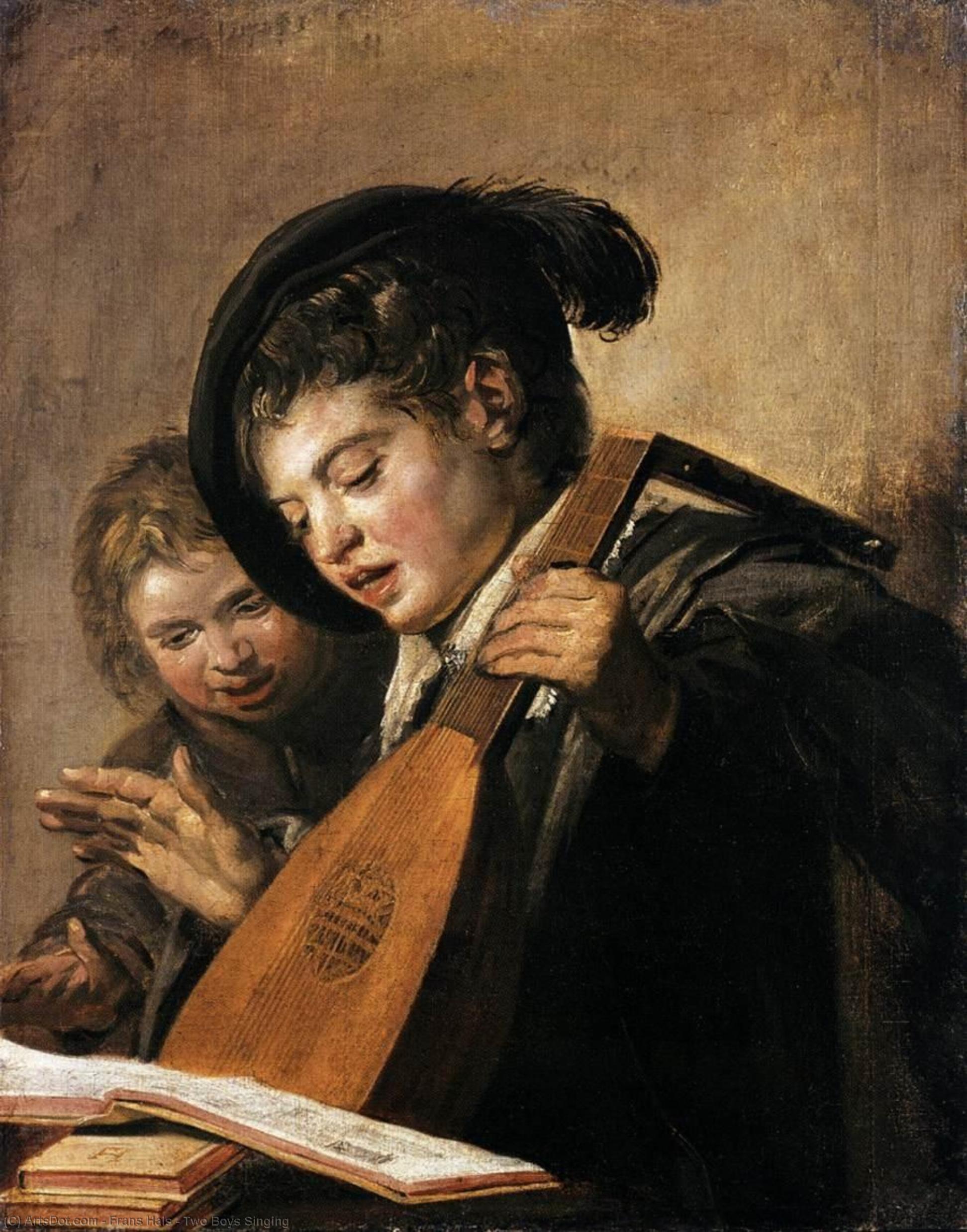 Two Boys Singing — Франс Гальс I