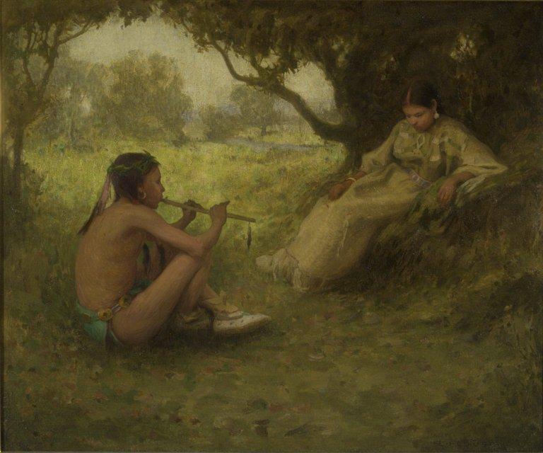 Lovers (indian Love Song) — Eanger Irving Couse