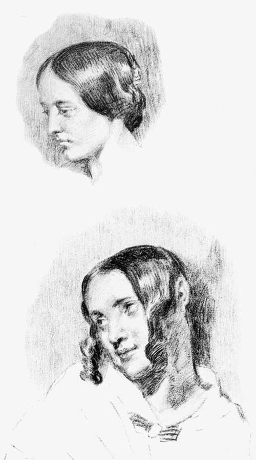 Study For Jenny Le Guillou And Joséphine De Forget — Eugène Delacroix