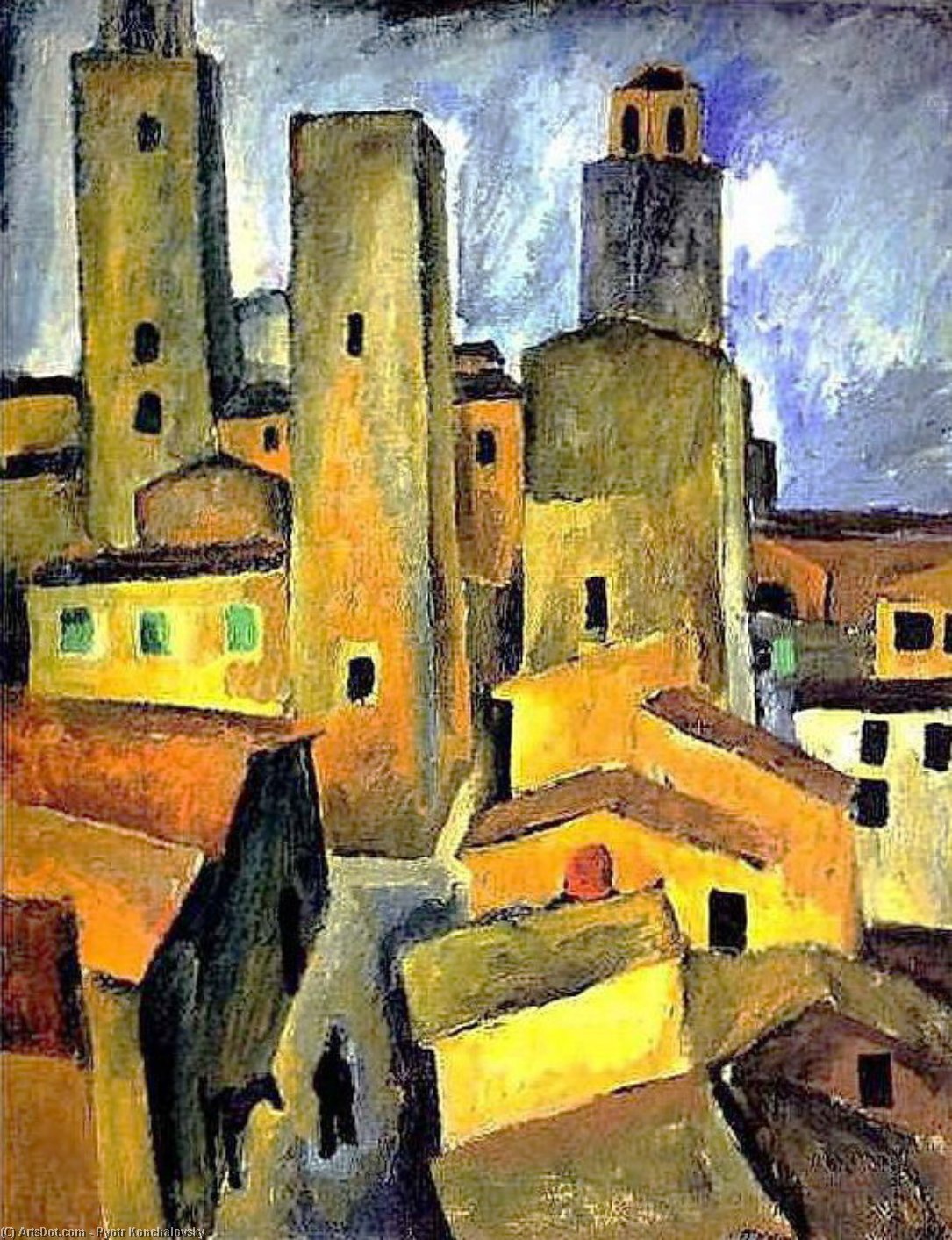 San Gimignano — Pyotr Konchalovsky
