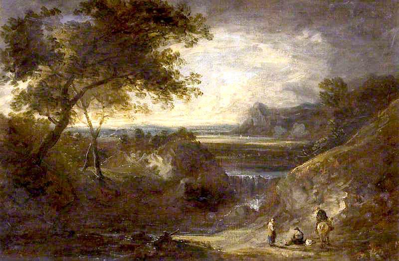 Landscape With Figures — Benjamin Barker Ii