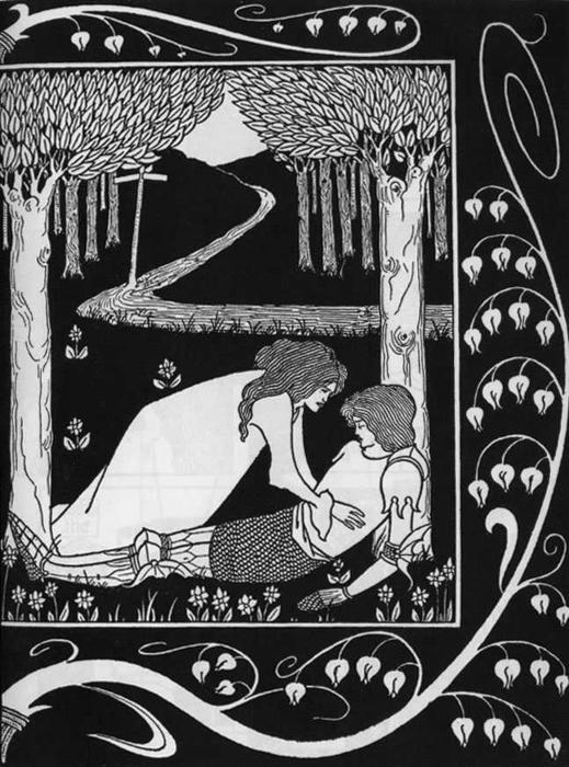 How Sir Launcelot Was Known By Dame Elaine Ii — Aubrey Vincent Beardsley