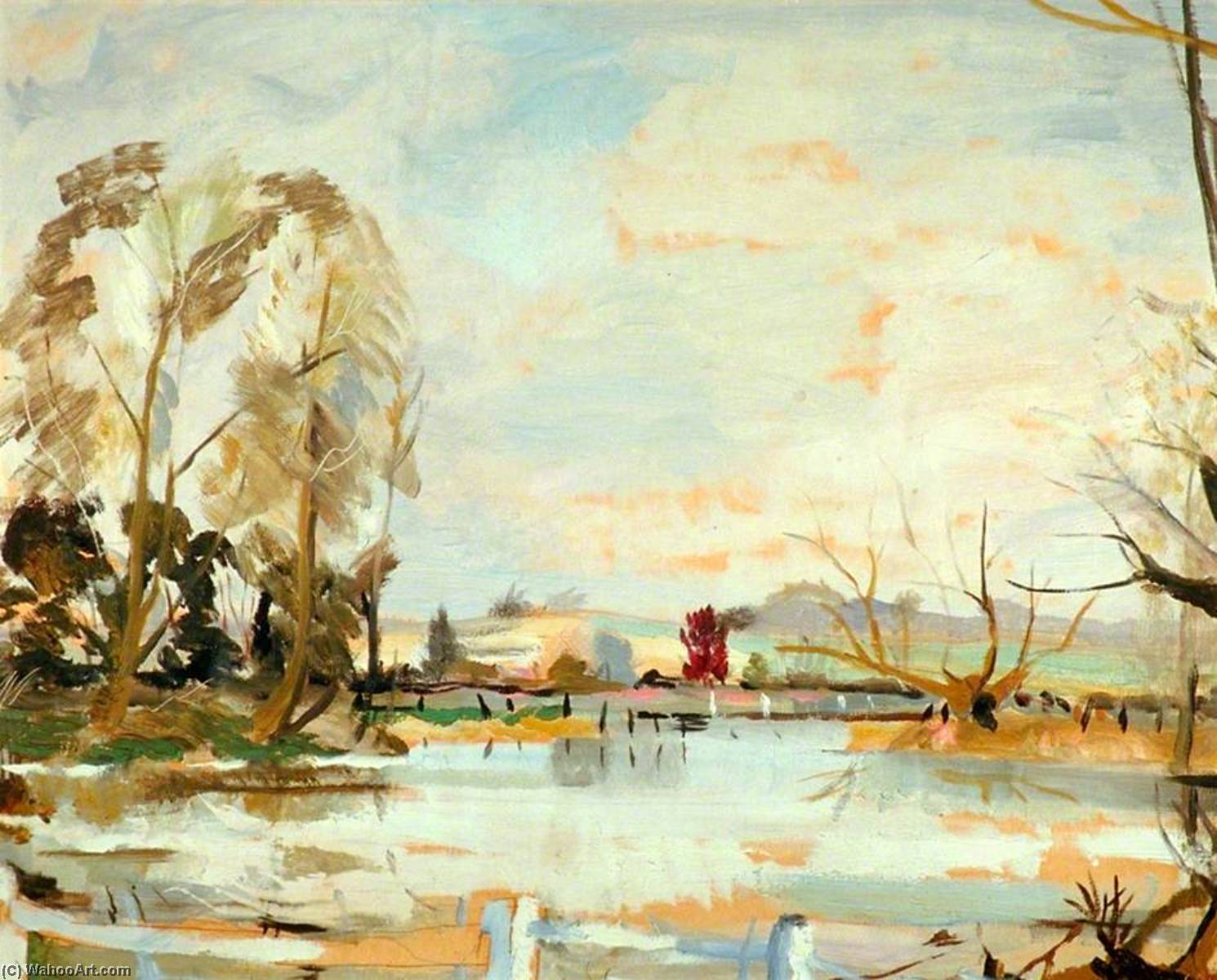 Millpond, Bures, Suffolk — Rowland Suddaby