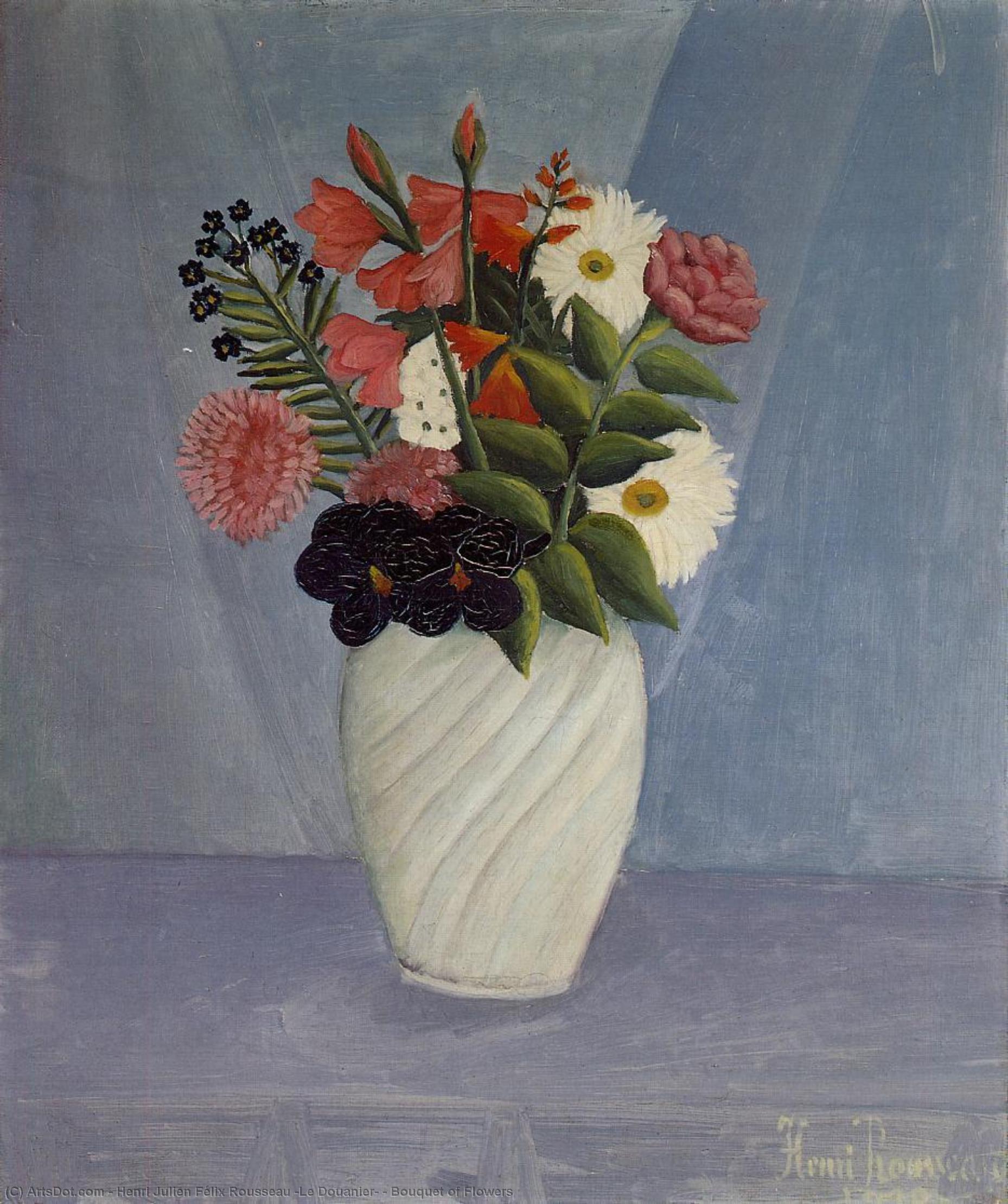 Bouquet Of Flowers — Henri Julien Félix Rousseau (le Douanier)