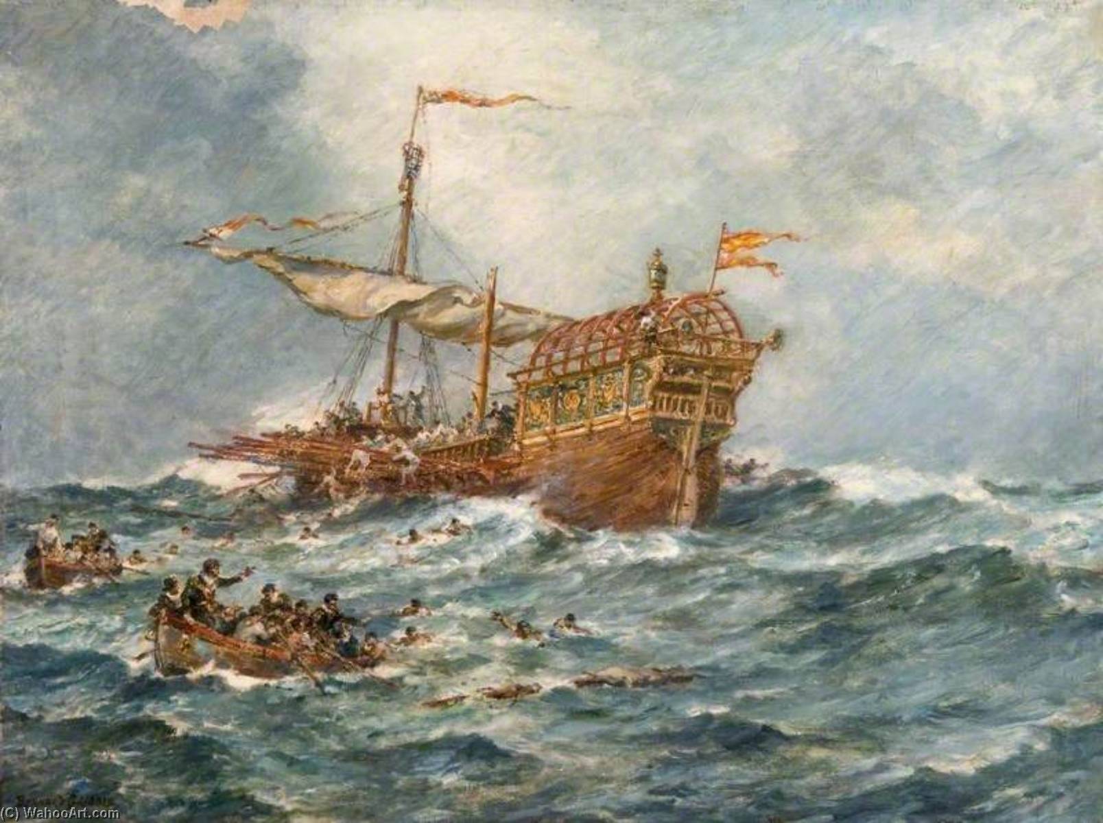 The Wreck Of A Spanish Treasure Ship — Bernard Finnigan Gribble