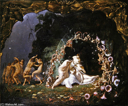 Titania Sleeping — Ричард Дадд